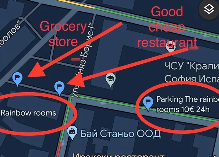 Апартамент The Rainbow 1 & Free Motorcycle Parking *